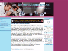 Tablet Screenshot of diamondappraisers.net